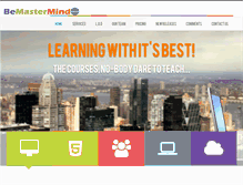 Tablet Screenshot of bemastermind.com